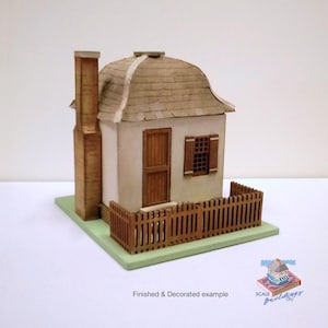 1:48 Cape Cod Annex Miniature dollshouse model Kit Quarter Scale gift