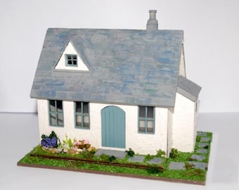 1:48 Honeysuckle Cottage Dollhouse miniature model kit english cottage gift