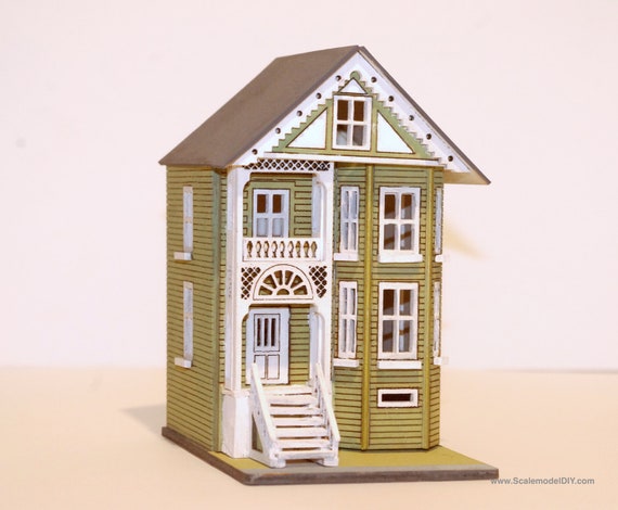 painted lady dollhouse kit