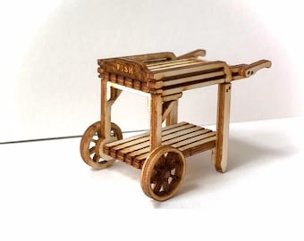 1:24th Market Cart accessory kit model Dollshouse Miniauture Accessory gift