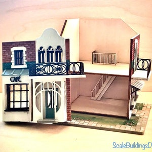 1:48 DOLLHOUSE SHOP Nouveau French style house kit miniature kit model gift for easter quarter scale image 5