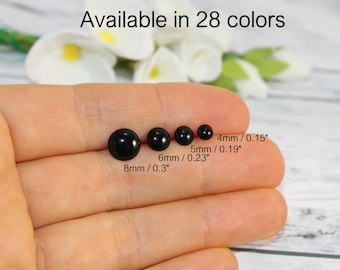 tiny black stud earrings, small black stud earrings, little black stud earrings, small black studs, little black studs tiny black studs