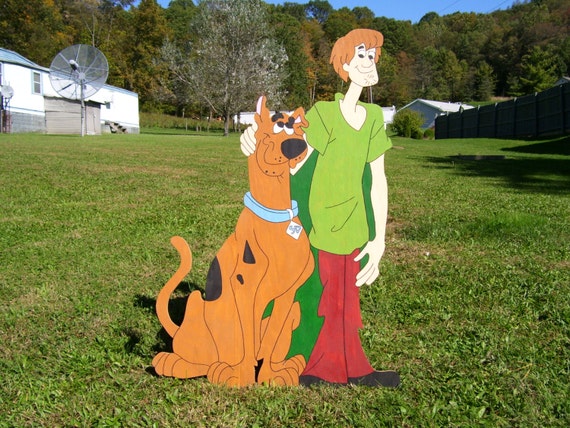 Scooby Doo Shaggyyard Artoutdoor Wood Lawn Decoration Etsy
