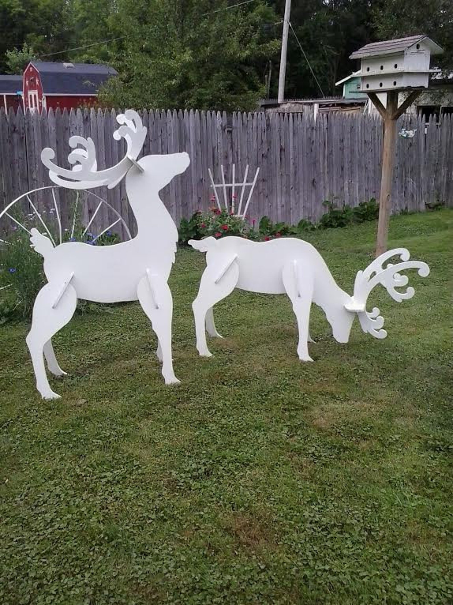  Outdoor Reindeer Christmas Decorations 