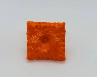Orange Life Size Cracker Pin Cheezit Cheez it