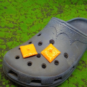 Cheez It cracker Crock Charms Handmade Jibbitz