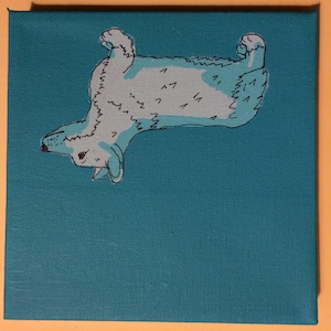 Pembroke Welsh Corgi Painting dog