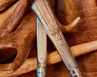 Knife Handle Pens w/ Notebook