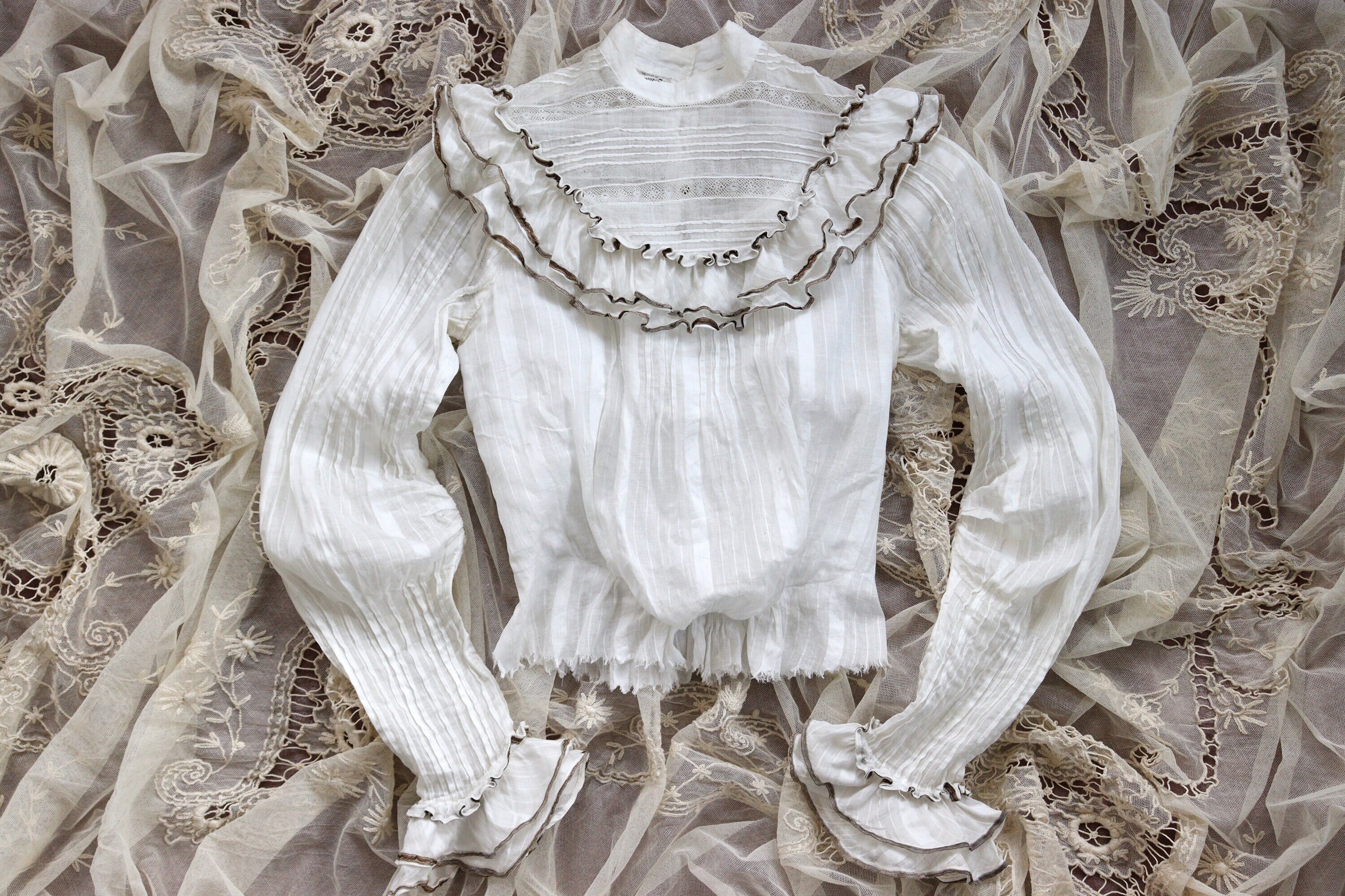 トップス 1910s Edwardian High Collar Lace Blouse IMG_7054_1200x1878.jpg?v=