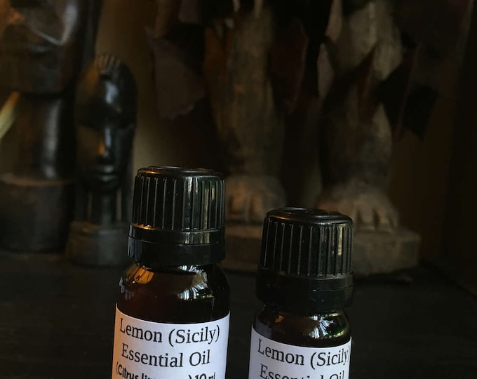 Lemon Essential Oil, Sicily Lemon Essential Oil, Citrus limon (L.) Burm.F., Pure Lemon Essential Oil, Aromatherapy,  Kosher Certified,