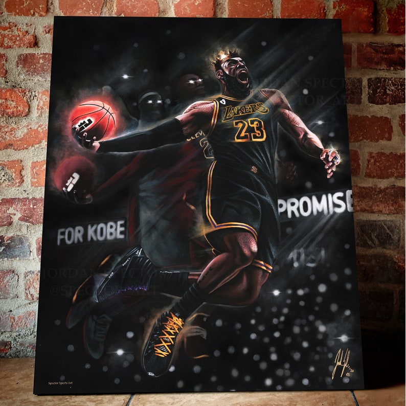 King James \u201cKing Me\u201d Canvas