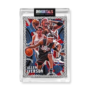 Iverson Collectible Card, Sixers Memorabilia, Basketball Player Trading Card, Philly Collectible, Basketball Fan Gift, Basketball Card, Gift