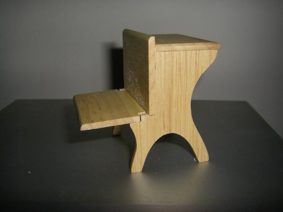 Old Time Vintage School House School Desk In 1 12 Dollhouse Etsy