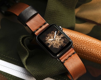 Apple Watch Series レザーストラップ（アダプタ付き）