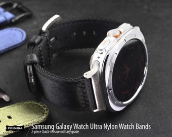 Samsung Galaxy Watch ULTRA スマートウォッチ用ベルト/ナイロン時計バンド