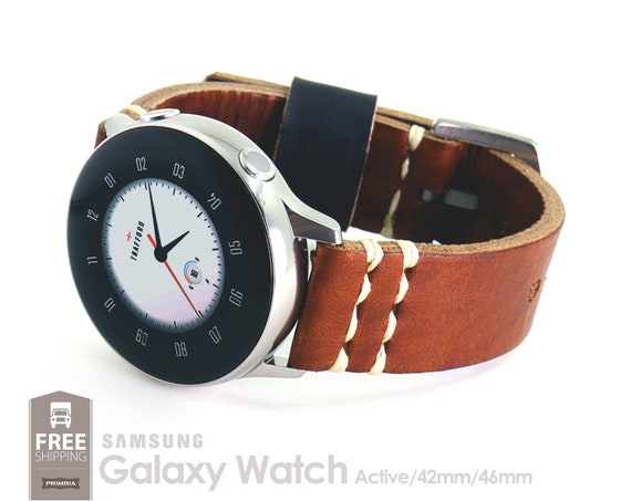 galaxy watch active leather band