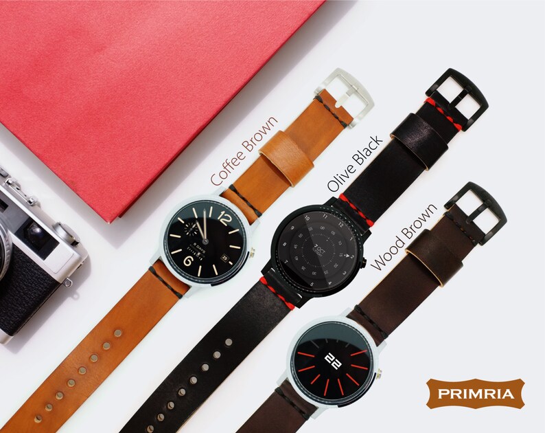Handmade Leather Straps / Bands Compatible With Moto 360 2nd Etsy
