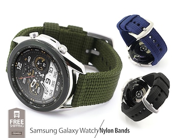 Samsung Galaxy Watch | Gear S3 Frontier | Classic | Sport スマートウォッチ用ベルト/ナイロン時計バンド