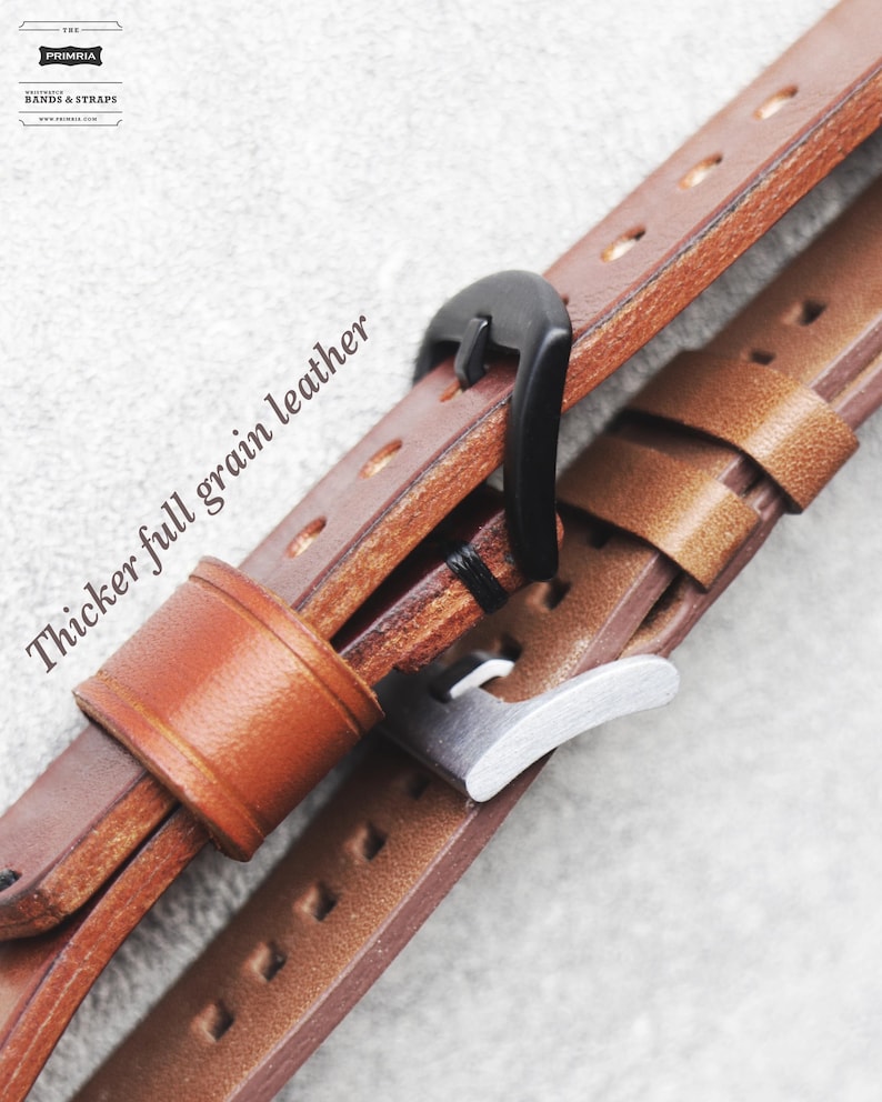 Handmade Italian Leather Galaxy Watch 8 Classic Band: Vintage Style image 14