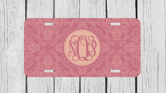 Argyle Personalized Monogrammed License Plate Car Tag Initials Custom New