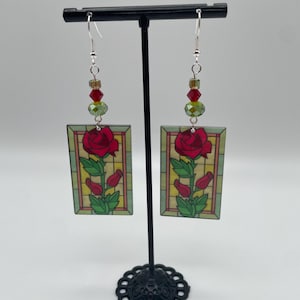 Victor Creel Rose Earrings