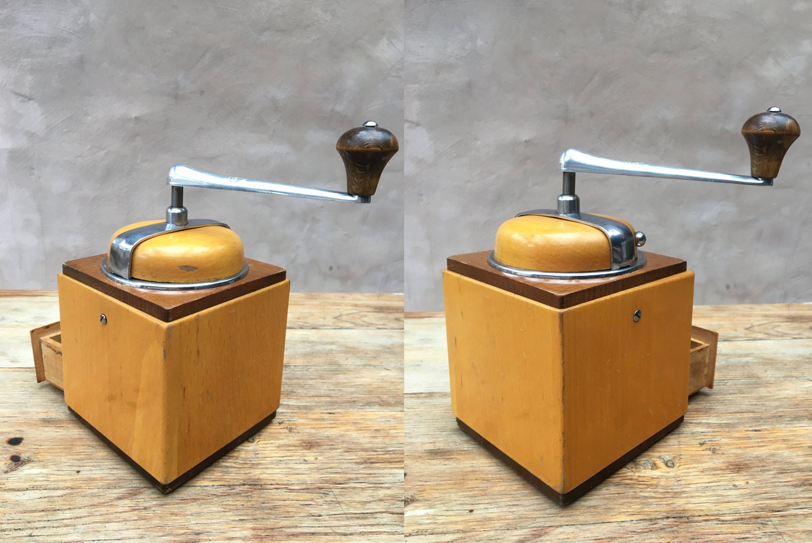 Buy Kym 1950s Vintage German Manual Conical Burr Coffee Grinder コーヒー