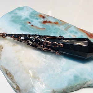 Black Onyx Pendulum, Inner Strength, Reason, Discipline, Focused Attention, Willpower, Self-Mastery
