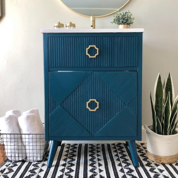 SOLD: Anthropologie Inspired Bathroom Vanity