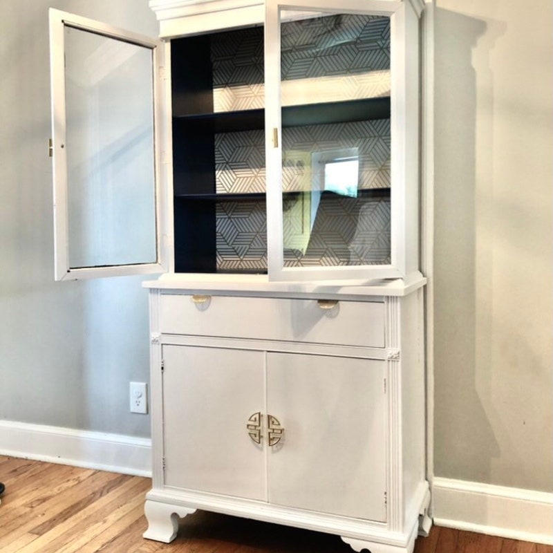 Modern China Cabinet - Etsy