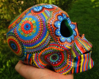 Sugar Skull, Mexican Skull, Day of the Dead, Calavera, Sugar Skulls, Colorful, Detailed, Colors, Halloween, Flowers, Swirls, MADE TO ORDER