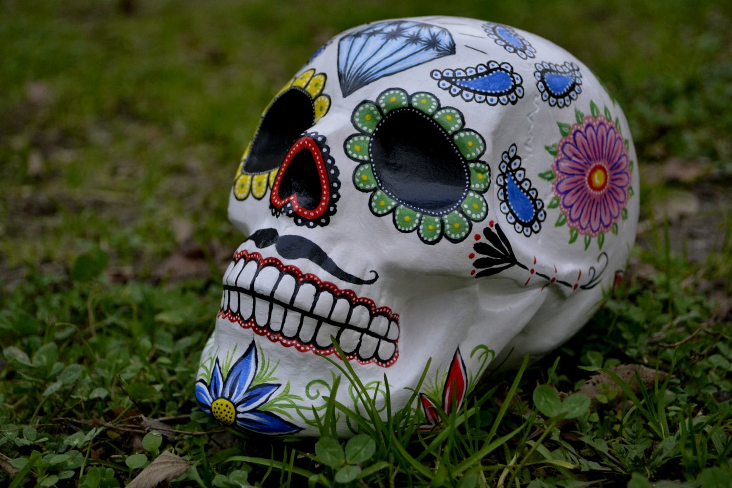 galcia Mexican skull ヘアゴム Wholesale Mexican Ceramic Skulls Set of 144 Multi-coloured