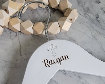 Baptism Dress Hanger, Christening Gown Hanger, First Communion Dress Hanger, Baptism Hanger, Christening Hanger, Communion Hanger