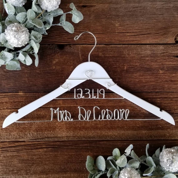 Wedding Hanger Bridal Hanger Mrs Hanger Bride Hanger Etsy