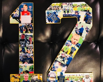 Sports Number Wooden Collage-2 Number listing