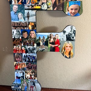 Wooden Letter Picture Collage image 2