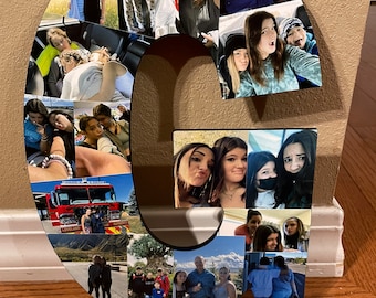 Wooden Letter Photo Collage