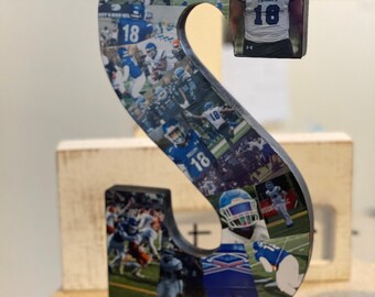 Wooden Letter Photo Collage