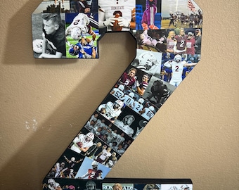 Wooden Number Sport Style