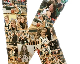 Wooden Letter Photo Collage