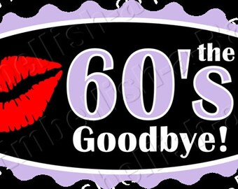 Kiss 60s goodbye | Etsy