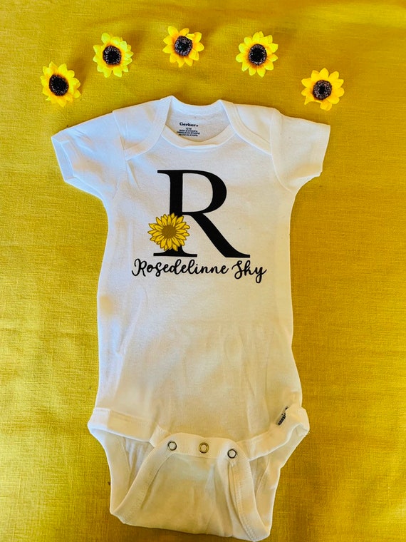 sunflower onesie