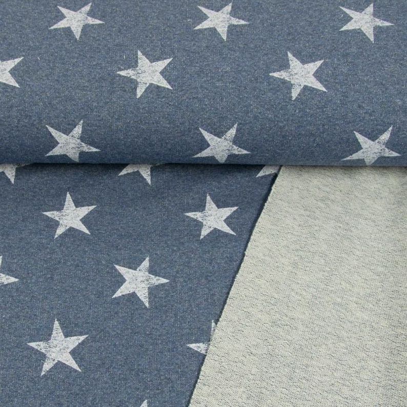 denim french terry fabric