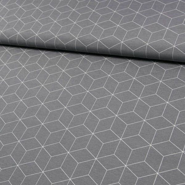 10.98 EUR/Meter furnishing fabric cube Grey