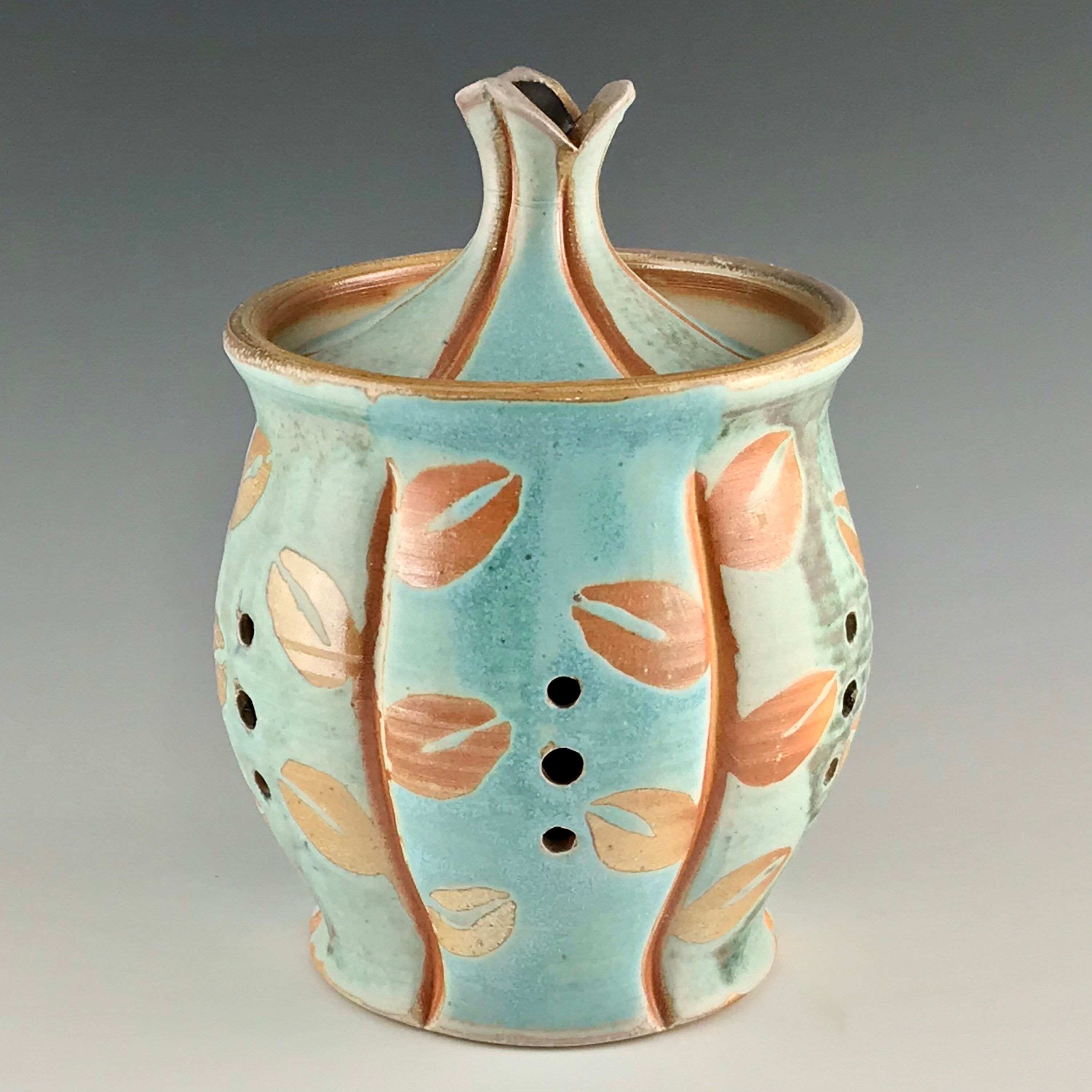 Handmade Pottery garlic keeper ceramic garlic storage jar Etsy