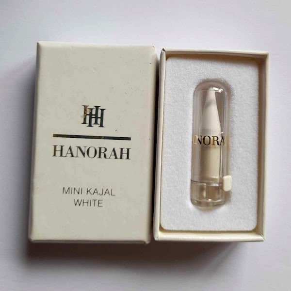 Vintage VTG Hanorah Mini Kajal Eyeliner White Boxed Made in Italy