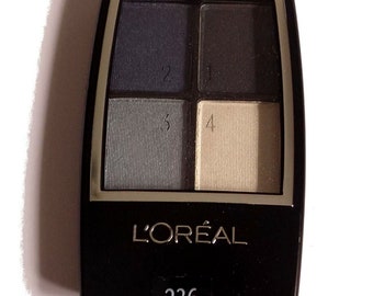 L'Oreal Studio Secrets Eyeshadow Quad Palette 236 Cobalt Smokes Navy Dark Light Blue