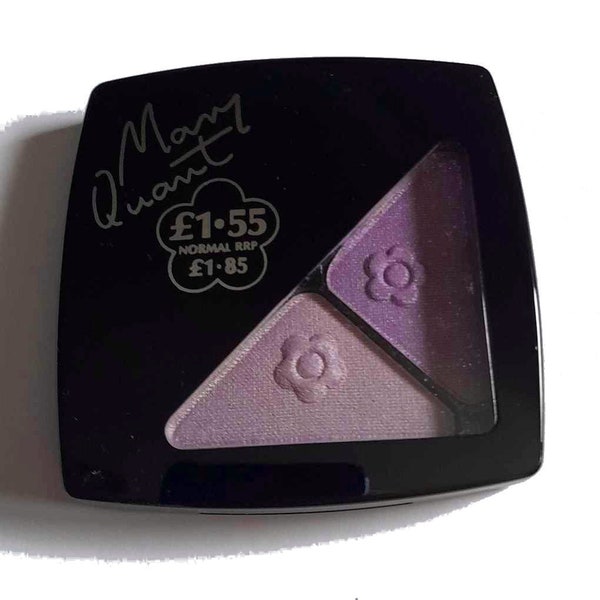 Vintage VTG Mary Quant Peep Eyes Eyeshadow Duo 14 Lilac Wine Pink Purple 1980's 80's