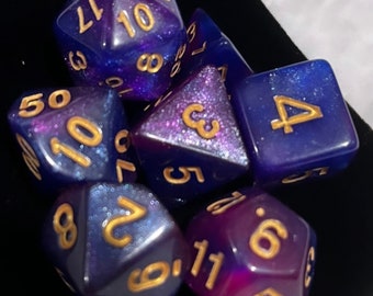 Dnd Resin Dice, Resin Dice Set, Dungeons and Dragons, Handmade Dnd Dice