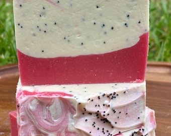 Dragon Fruit - All Natural handmade cold process soap, Mother's Day gift, Party Favors, Bridal Shower, Baby shower and more