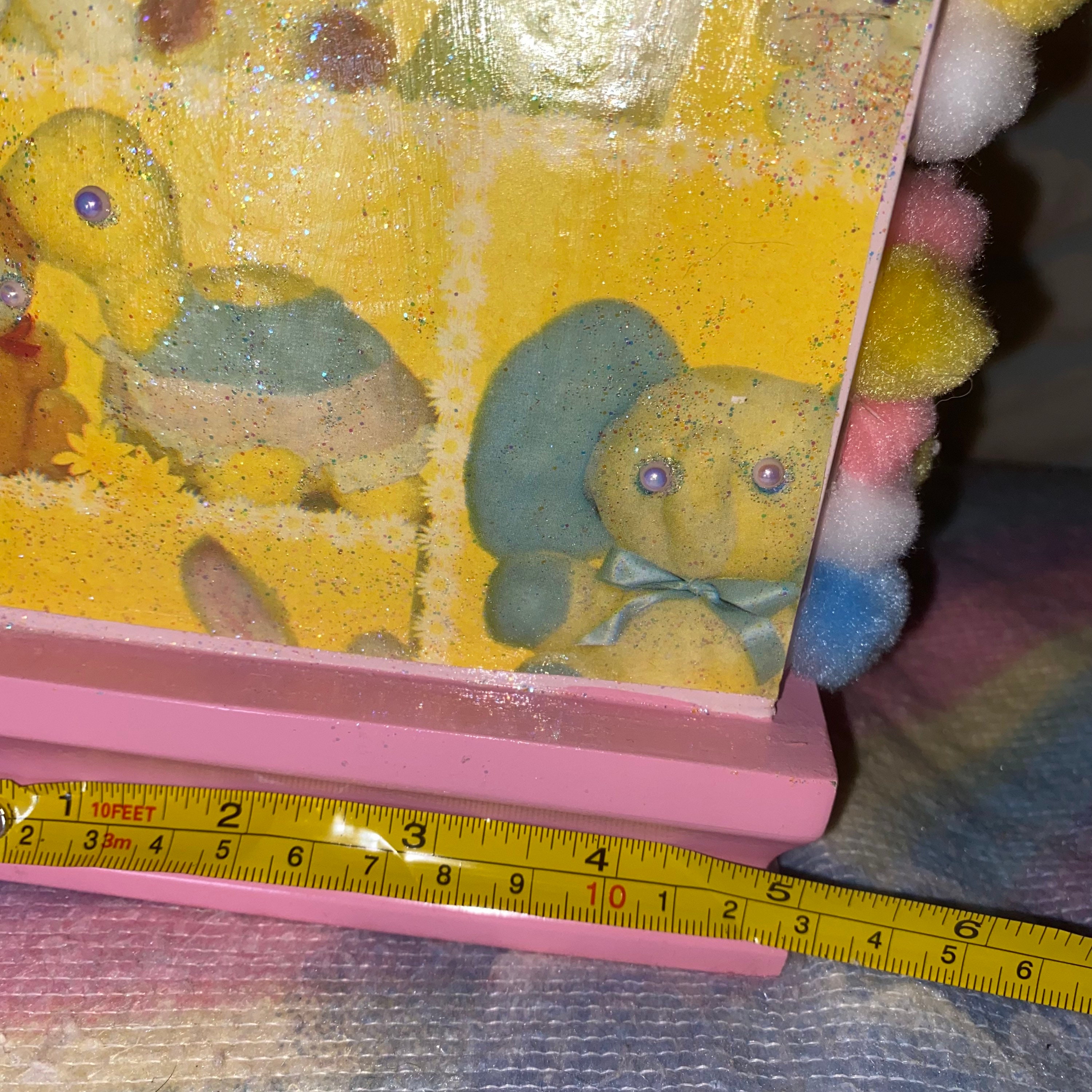 Vintage Pastel Fancy Baby Plush Toy Jewelry Box Etsy